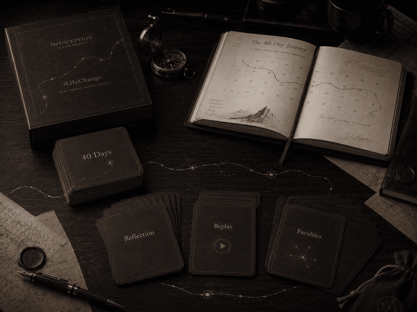 iLifeChange materials and 40-day practice layout