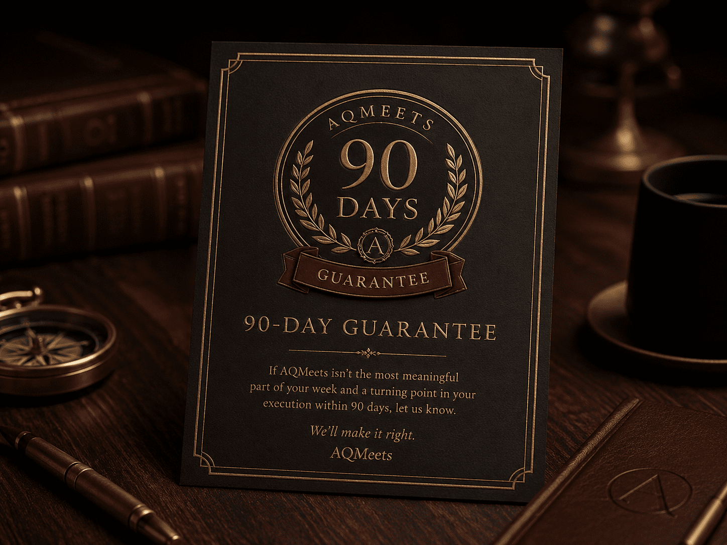 Premium guarantee card image